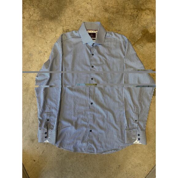 CURTIS Hawes & Curtis London York Slim Fit XXL Checkered Button-up 100% cotton - Picture 5 of 9